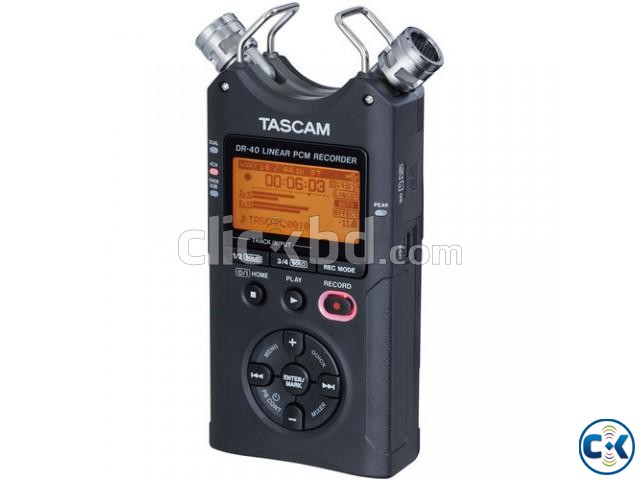 Tascam DR 40 4 Track Handheld Digital Audio Recorder large image 0