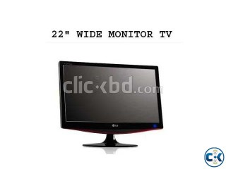 22 WIDE MONITOR LCD TV