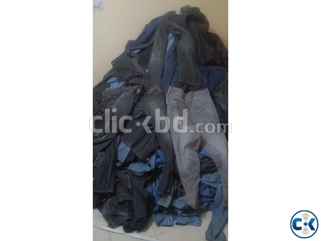 Left over danim Pant 700-800 pc with cheap rate large image 0