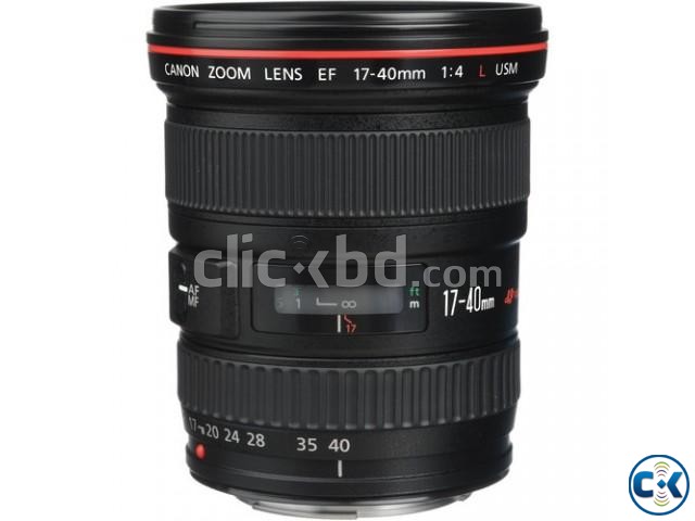 canon EF 17-40mm f 4L USM Ultra-Wide Zoom lens large image 0