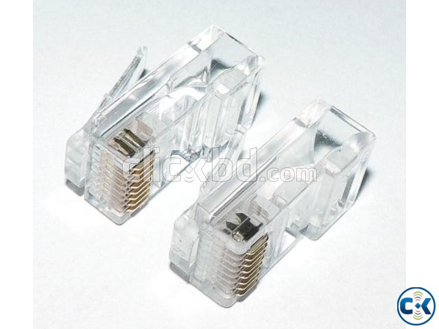 Network Crimp Plugs Cat5 8P8C Lan Connector Network large image 0