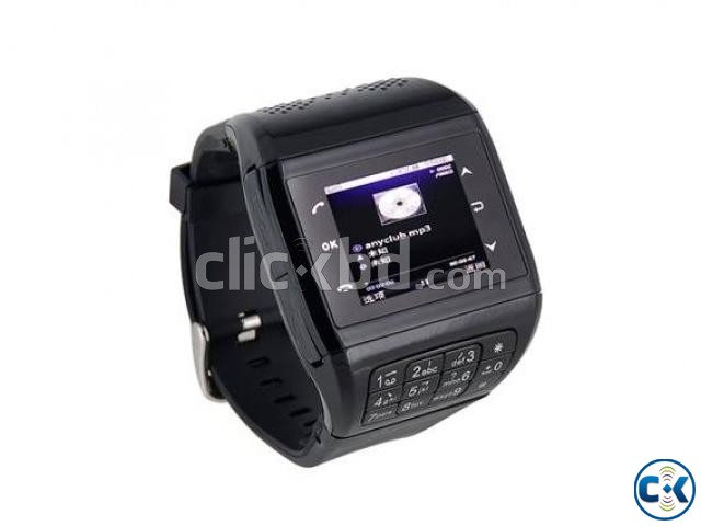 Q3 Black GSM watch mobile phone large image 0