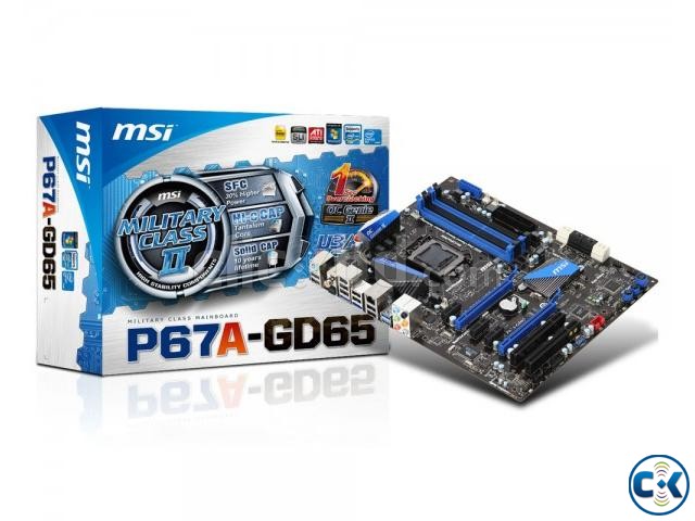 Core i7 2600 msi p67a gd65 Motherboard large image 0