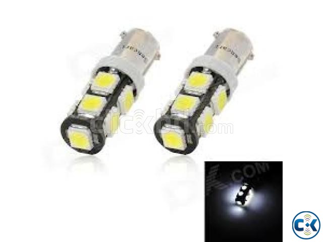 1 PAIR BAX9S 4.5W 414lm 7200K 9-SMD 5060 LED White Light large image 0