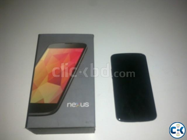 LG GOOGLE NEXUS 4 16GB FULL BOXED ONLY 7 DAYS USED large image 0