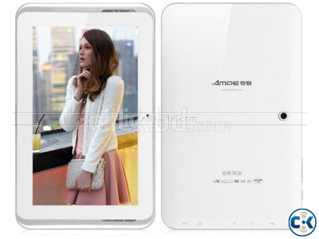 Ampe A78 Dual Core Phone Calling Tab Built in 3G  large image 0