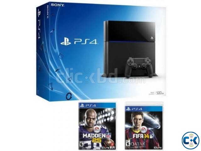 New Playstation 4 Bundle with a PS4 Console Madden NFL 25. large image 0