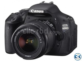 Canon EOS 600D with 18-55