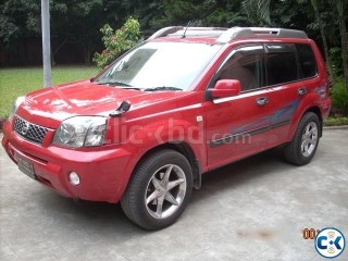 NISSAN X TRAIL SUV JEEP 4WD 2004 REG 06 RED SUPERB CONDITIO