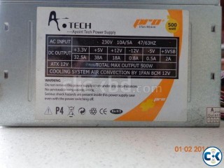 A.Tech 500w Power Supply