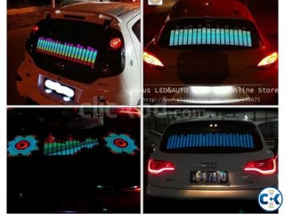 Sound Activated EL Sheet Car Music Sticker