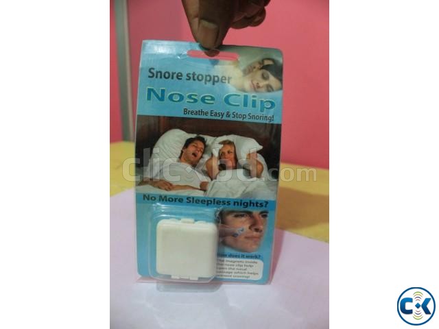 Anti-Snoring Nose Clips large image 0