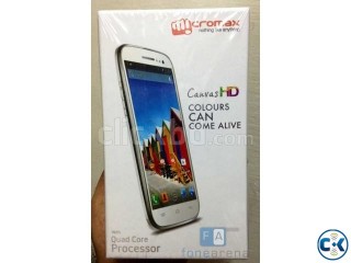Fully Intact Micromax Canvas Hd a116