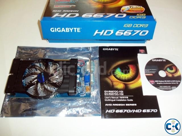 Gigabyte AMD 6670 1 GB DDR3 large image 0