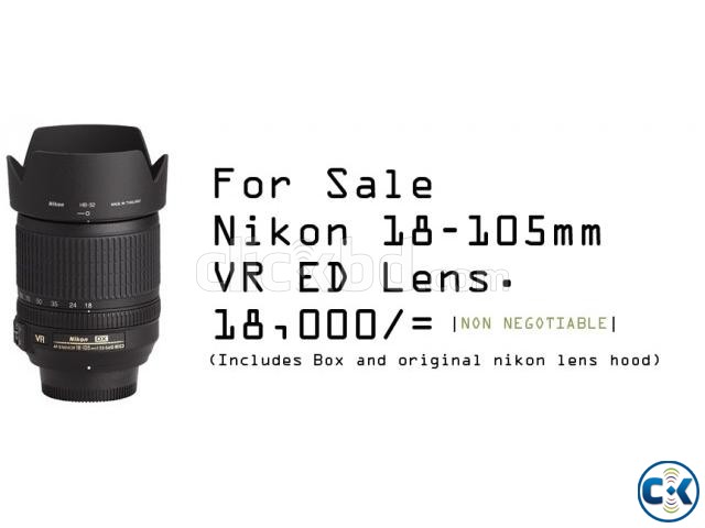 Nikon 18-105 VR ED lens large image 0