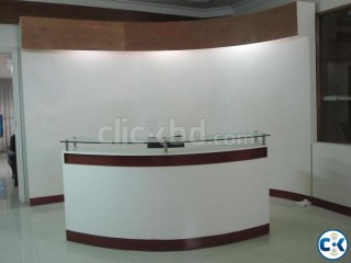 RECEPTION DESK With Background