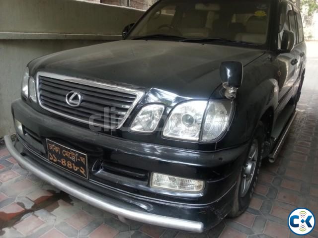 1999 Toyota land cruiser V8 black color large image 0