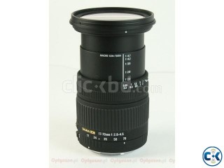 Sigma 17-70mm f 2.8-4.5