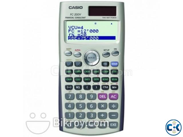 Calculator Casio Fc-200V large image 0