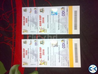 INDIA VS PAKISTAN ASIA CUP TICKET