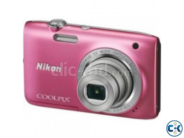 Nikon S2800 20MP 5x Zoom Compact Digital Camera - Pink large image 0