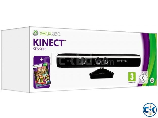 Xbox 360 Kinect Sensor Black and White color large image 0