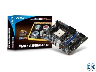 MSI FM2-A55M-E33 Motherboard AMD APU Platform 