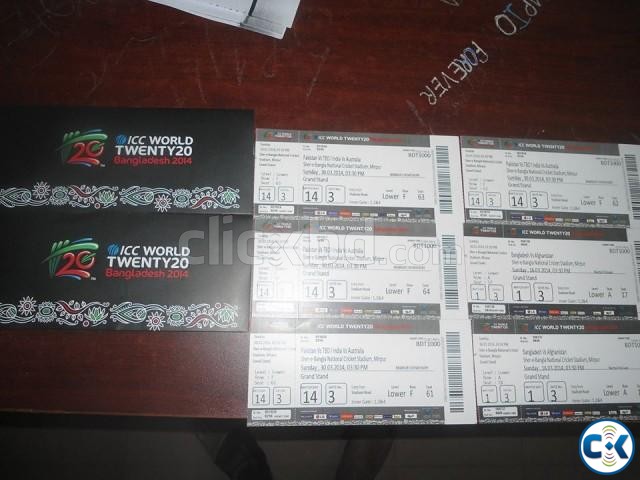 ICC World T20 Ticket Bangladesh vs Afganistan GRANDSTAND tkt large image 0