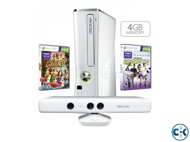 Xbox 360 Kinect Sensor Special Edition white color large image 0