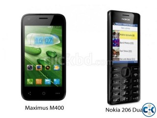 Nokia 206 Dual Maximus M400 Android 4.2.2 