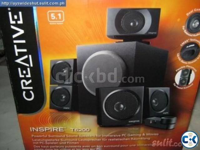 Creative 5 1 Inspire T6200 with box large image 0