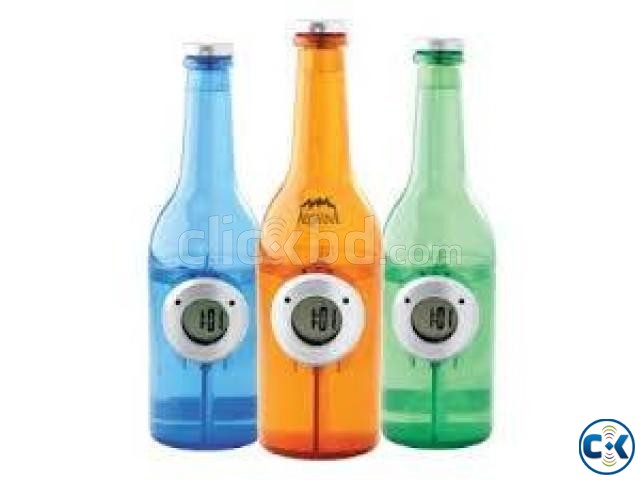 Water Power Digital LCD Clock  large image 0