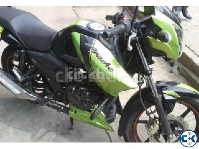 TVS APACHE RTR 150cc green  large image 0