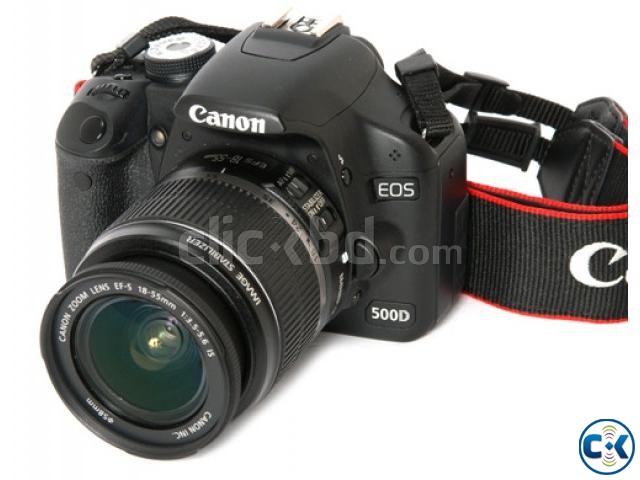 Canon 500D with 18-55 lens large image 0