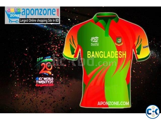 Bangladesh Team Jersey ICC world T20 2014 Best Quality large image 0