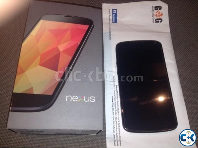 LG Google NEXUS 4 16GB Full Boxed G G large image 0