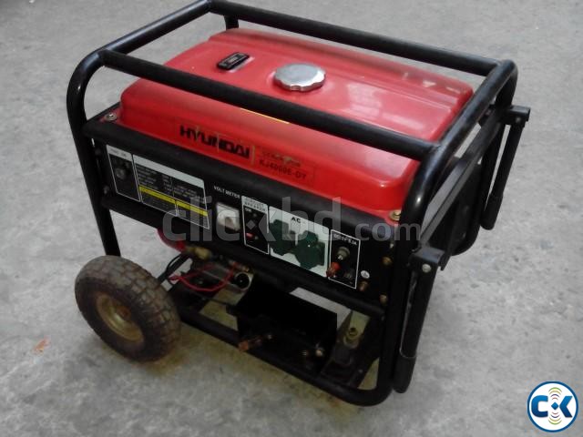 HYUNDAI PORTABLE GENERATOR 4500W  large image 0