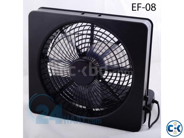 3 Blades Handy USB Fan Black  large image 0