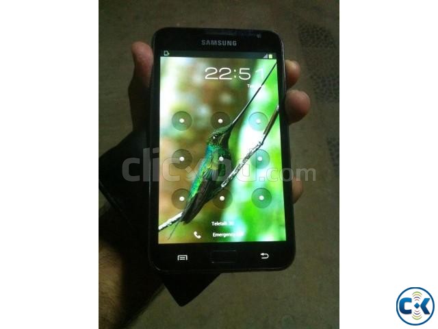 SAMSUNG GALAXY NOTE 1 N7000 BLACK FRESH MINT CONDITION large image 0