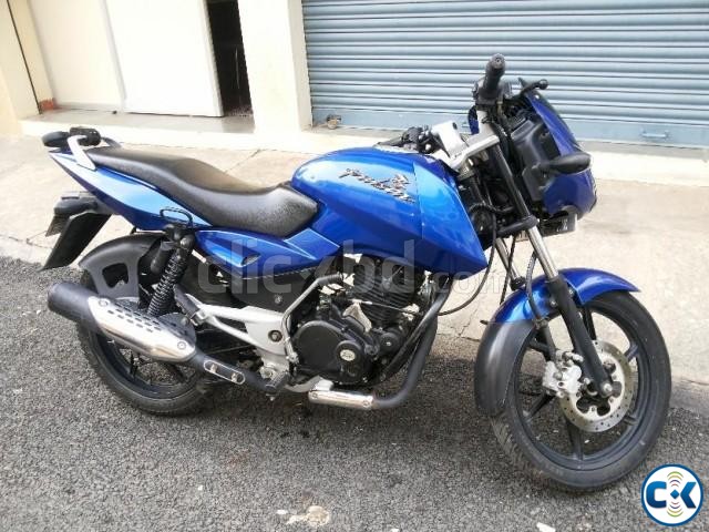 BAJAJ PULSAR 150 BLUE  large image 0