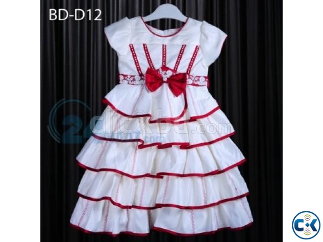 Baby White Black Party Dress large image 0