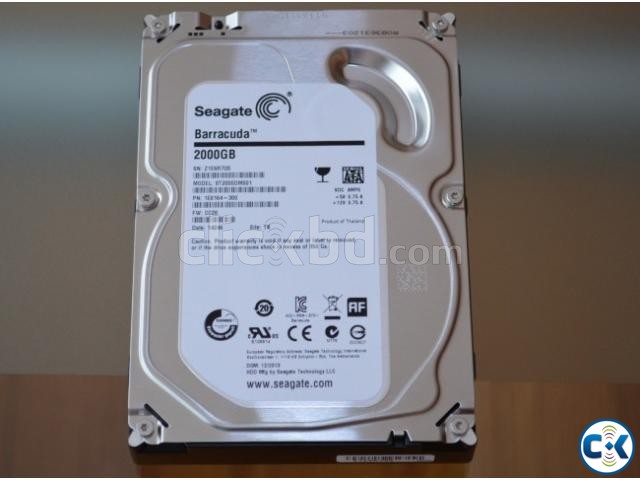 SEGATE BARACUDA SATA3 2TB 7200RPM 64MB cahe HDD large image 0