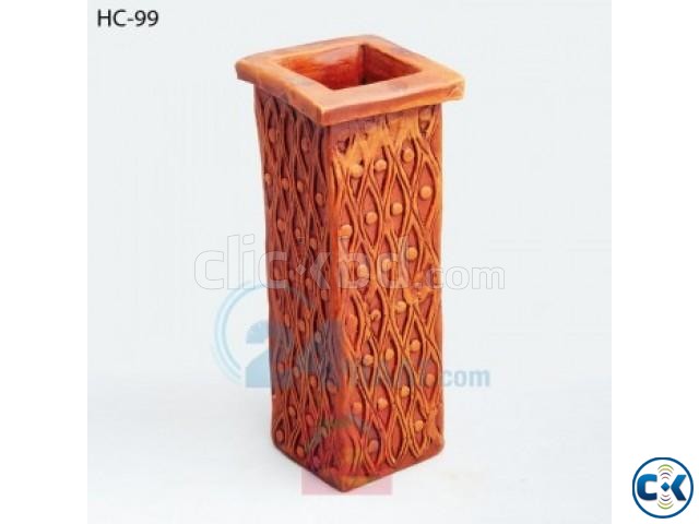 Square Soil Flower Vase large image 0