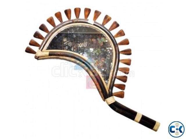 Bangladeshi Glass Hand Fan Showpiece large image 0