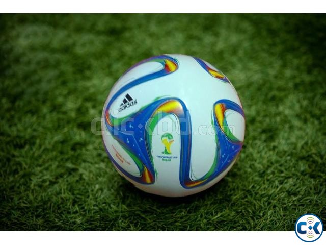 FIFA World Cup Football 2014 Brazuca blue large image 0