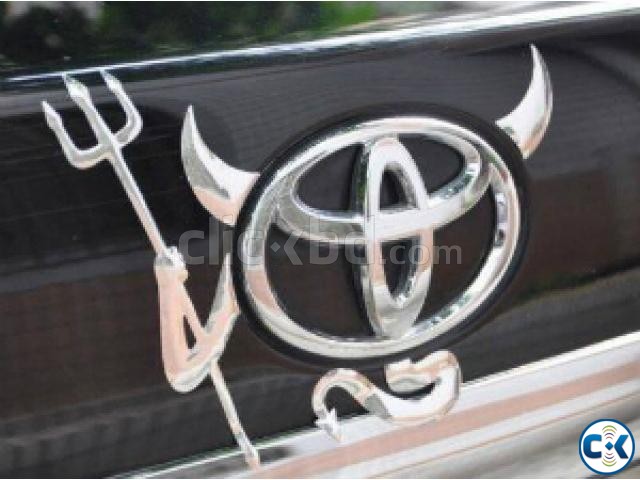 Emblem Logo Devil Demon Sticker Decal large image 0