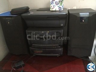 Kenwood sound system 1500 watt speakers each