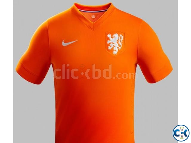 Netherlands 2014 World Cup Home Jersey large image 0