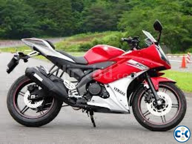 Yamaha R15 150cc red color.showroom conditio large image 0