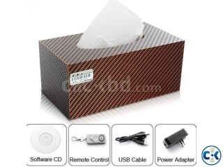 Spy Tissue Box Hidden Camera Remote Control